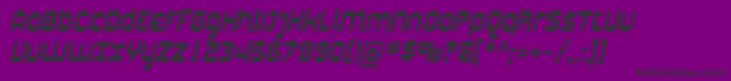 SfplasmaticaBolditalic Font – Black Fonts on Purple Background