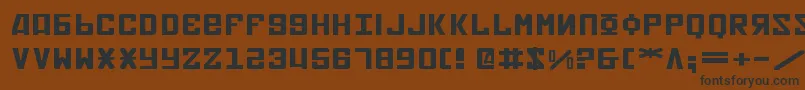 Soviet2ee Font – Black Fonts on Brown Background