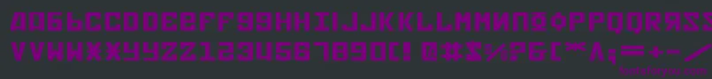 Soviet2ee Font – Purple Fonts on Black Background