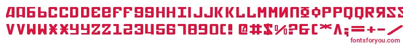 Soviet2ee Font – Red Fonts on White Background