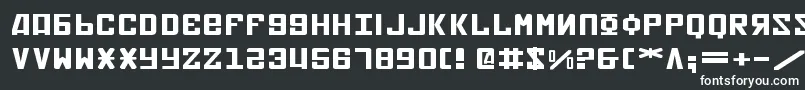 Soviet2ee Font – White Fonts on Black Background