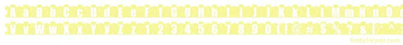 MashyJigsaw Font – Yellow Fonts