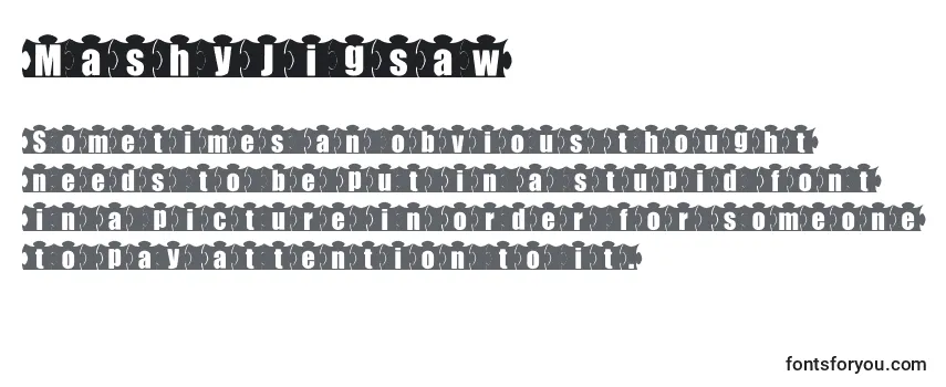 MashyJigsaw Font