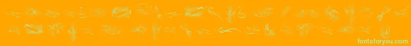 Más sobre la fuente PenmanshipBirdsFree fuente PenmanshipBirdsFree – Fuentes Verdes Sobre Fondo Naranja