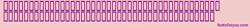 Falhado Font – Purple Fonts on Pink Background