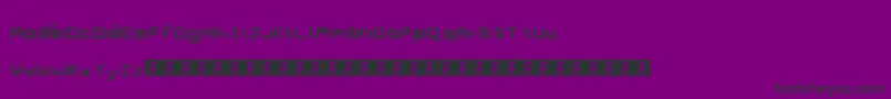 フォントGoodies – 紫の背景に黒い文字