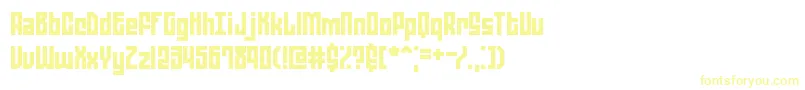 Шрифт ZephyreanBrk – жёлтые шрифты