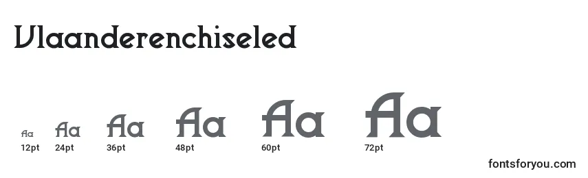 Vlaanderenchiseled Font Sizes
