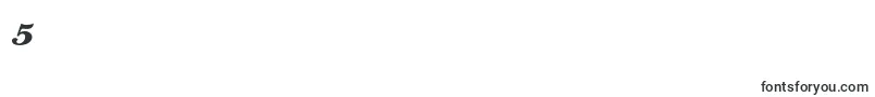フォントCreampuf – フォント数字5