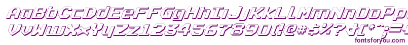 Realpolv2si Font – Purple Fonts on White Background