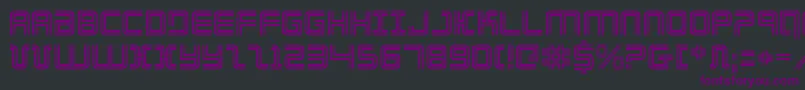 Elecday Font – Purple Fonts on Black Background