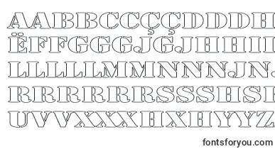 LarchmerehollowExp font – nyanja Fonts