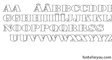 LarchmerehollowExp font – romanian Fonts