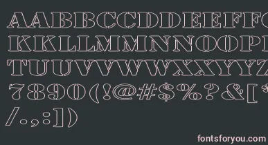 LarchmerehollowExp font – Pink Fonts On Black Background