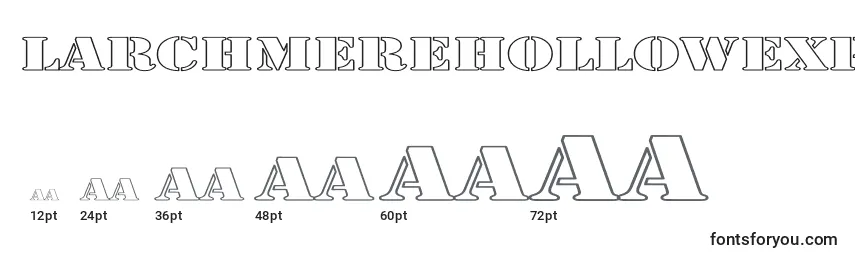 LarchmerehollowExp Font Sizes