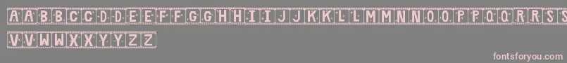 FilmStar Font – Pink Fonts on Gray Background