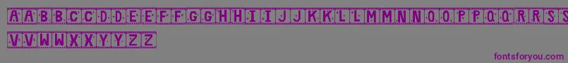 FilmStar-fontti – violetit fontit harmaalla taustalla