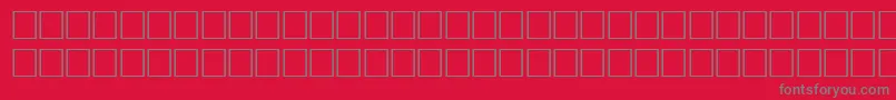 Bodfwfbi Font – Gray Fonts on Red Background