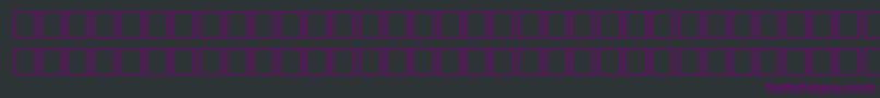 Bodfwfbi-fontti – violetit fontit mustalla taustalla
