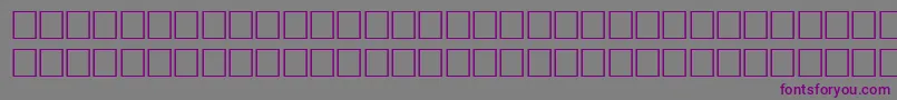 Шрифт Bodfwfbi – фиолетовые шрифты на сером фоне