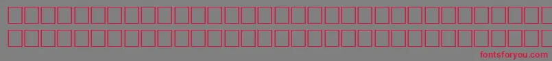 Bodfwfbi Font – Red Fonts on Gray Background