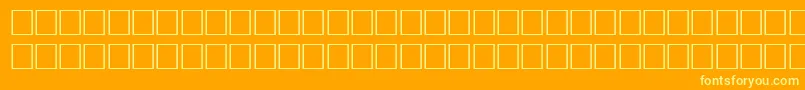 Bodfwfbi Font – Yellow Fonts on Orange Background