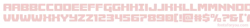 Cruiserfortresscond Font – Pink Fonts on White Background