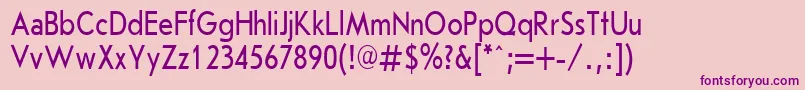 JournalSansserifPlain.001.00180n Font – Purple Fonts on Pink Background