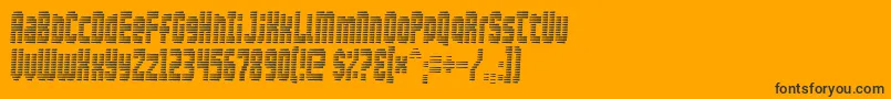 Maximum ffy Font – Black Fonts on Orange Background