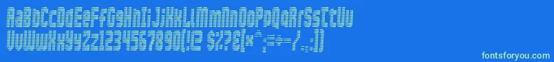fuente Maximum ffy – Fuentes Verdes Sobre Fondo Azul