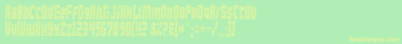 Maximum ffy Font – Yellow Fonts on Green Background