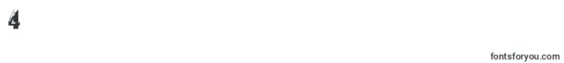 フォントPolarVortexPersonalUseOnly – フォント数字4