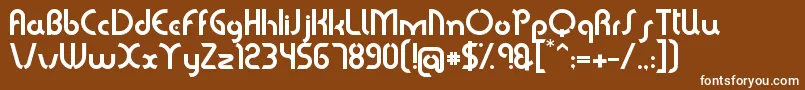 More about Sabomaster Font Sabomaster Font – White Fonts on Brown Background