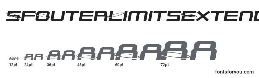 SfOuterLimitsExtended Font Sizes
