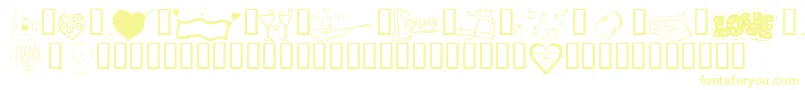 KrValentines2006Five Font – Yellow Fonts