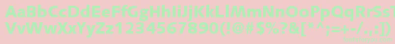 More about PfsyntaxBlack Font PfsyntaxBlack Font – Green Fonts on Pink Background