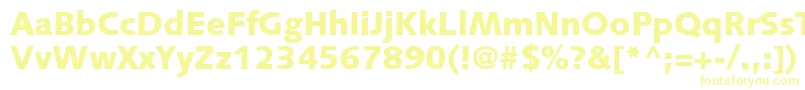 PfsyntaxBlack Font – Yellow Fonts