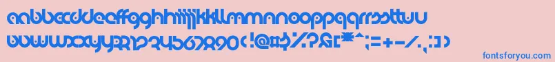 EyelevationPro Font – Blue Fonts on Pink Background