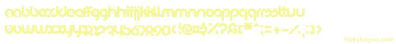 EyelevationPro Font – Yellow Fonts on White Background