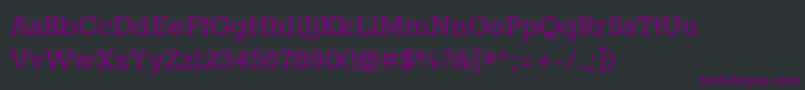 RokkittRegular Font – Purple Fonts on Black Background