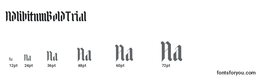 AdlibitumBoldTrial Font Sizes