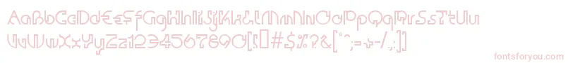 Contactall Font – Pink Fonts on White Background
