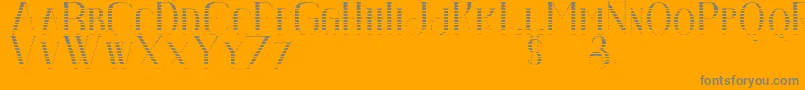 Senandungmalamboldgradient Font – Gray Fonts on Orange Background