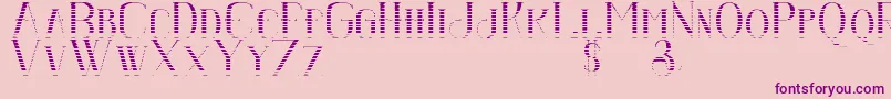 Senandungmalamboldgradient Font – Purple Fonts on Pink Background