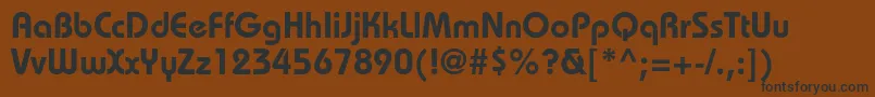 More about BauhausstdDemi Font BauhausstdDemi Font – Black Fonts on Brown Background