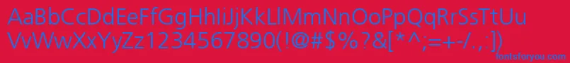 More about PfcatalogLightUnicode Font PfcatalogLightUnicode Font – Blue Fonts on Red Background