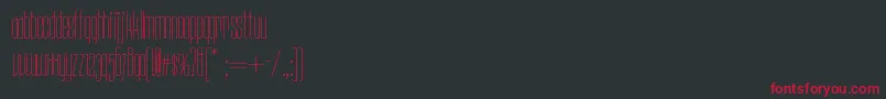 Daddylonglegsnf Font – Red Fonts on Black Background