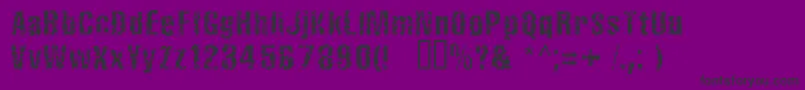 More about FistrorattedNormal Font FistrorattedNormal Font – Black Fonts on Purple Background
