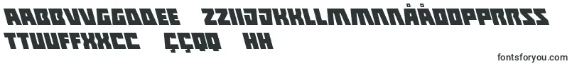 Fonte Halfshellheroleft – fontes uzbeques