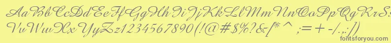 More about AmazeItalic Font AmazeItalic Font – Gray Fonts on Yellow Background